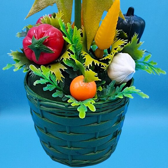 Vintage 1968 Kitsch Onion Head Lady Flower Pot Anthropomorphic Veggie Hong Kong - Picture 9 of 11